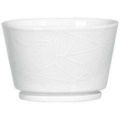Sugar bowl, Shape "Vitruv Graphic", white, 9 x 8 cm
