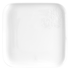 Bread- and Butter Plate, Shape "nova relief", white, 16 x 16 cm