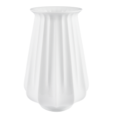 Lantern vase, large, white, H 28,5 cm
