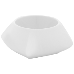 Candle stick, "Antarctica", Tea light candle, white, 11,5 x 11,5 cm