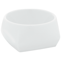 Candlestick, "Antarctica", pillar candle, high, white, 9,5 x 9,5 cm