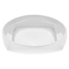 Dish, medium, white, 22 x 22 cm