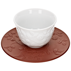 Tea bowl & saucer, white, V 0,05 l