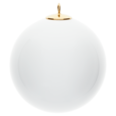 Ball, white, Ø 5 cm