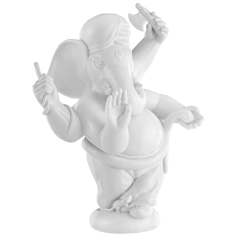 Ganesha, white, H 24,5 cm