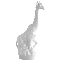 Giraffe, white, H 57 cm