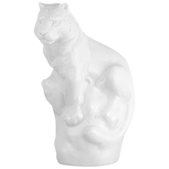 Tiger, white, H 17 cm