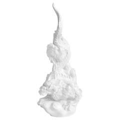 Ming Dragon male, white, H 29,5 cm