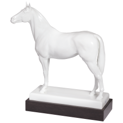 Horse Grande, white, H 28 cm