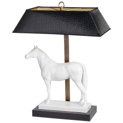Table Lamp Horse Grande, white, H 48 cm