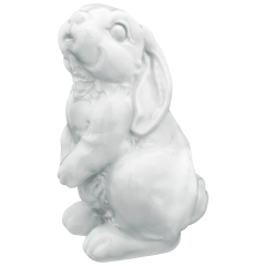 Hare Theo, white, H 13 cm