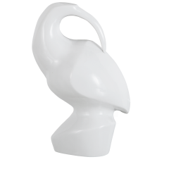 Ibis, white, H 15 cm