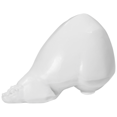 Bear, white, H 14,5 cm