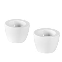 Egg Cup-Set, 2-pcs., Shape "MEISSEN® Cosmopolitan", white