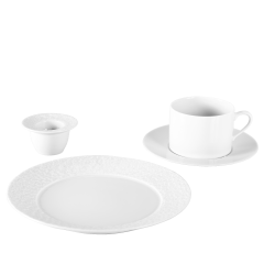 Breakfast set, 3-pcs, Shape "No 41", white