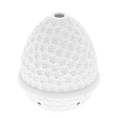 Table light, Royal Blossom, Shape "No 41", white, bisque, H 11 cm