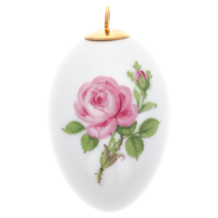 Easter egg, Pink rose, H 4,5 cm