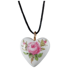 Pendant "Heart size L", Rose, 2,4 x 2 cm