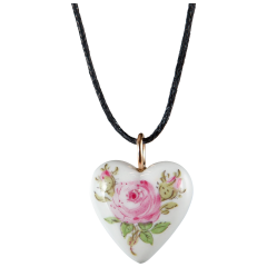 Pendant "Heart size M", Rose, 2,2 x 1,8 cm