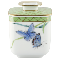Box with Butterflies on Grasses, lim. 50, H 11 cm