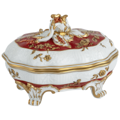 Tureen with pepper pod, lim. 25, H 11,5 cm