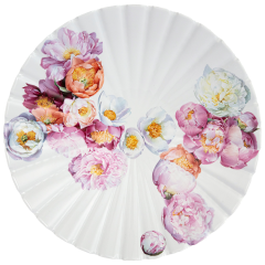 Scalloped dish Floral Flourish, Lim. 15, Ø 41 cm