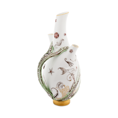 "Sea-life" fish vase, H 33 cm