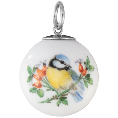 Pendant "Boule", Blue Tit, Ø 2,2 cm