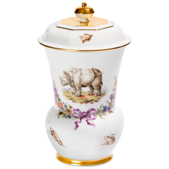 "Exotic Animals" goblet, H 18 cm