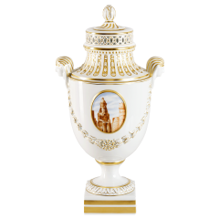 Vase "Egyptian landscapes", H 41 cm