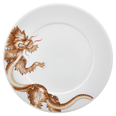 Dinner Plate, Ming Dragon, sepia, Shape "Vitruv", Ø 29 cm