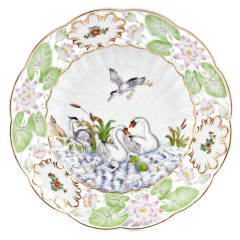 Wall plate, Shape "Swan Service", Ø 25,5 cm