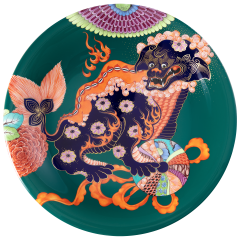 Wall Plate I "Lion of Fo", Lim. 25, Ø 31 cm