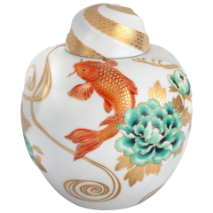 Box II, Carp with Flowers, lim. 50, H 16 cm