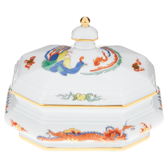 Box with "Rainbow dragon", H 9,2 cm