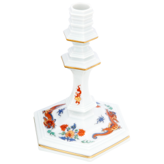 Candle-holder with "Rainbow dragon", H 13,5 cm