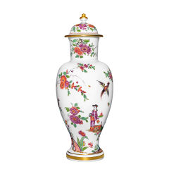 Vase "Chinoiserie", Chinoiserie after Stadler, H 39,5 cm