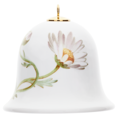 Bell, Flower painting marguerite, H 5 cm