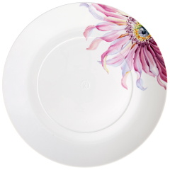 Dinner Plate, large, Shape "MEISSEN® Cosmopolitan", "Giant Bloom", Gerbera, Ø 30 cm