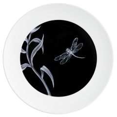 Wall plate II, Grasses and Dragonflies, Lim. 25, Shape "No 41"