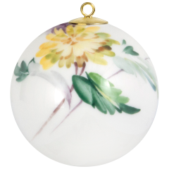 Ball, Woodland flora with insects, buttercup, white rim, Ø 5 cm