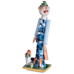 Flowerpot man, Unique object, Peter Strang, H 38 cm