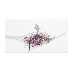 Wall picture Unique object Travel on the Time, 34 x 63 cm