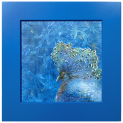 Wall picture Pigeon, New Crystal Glaze World of Meissen, H 53 cm