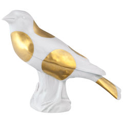Bird Goldfinch, Meissen Atelier, Golden Dots, lim. ed., H 9 cm