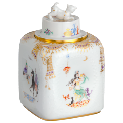 Tea caddy, Scenes from Arabian Nights, lim. 50, 19 cm