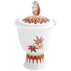 Box with hedgehog "Autumnal Magic", H 23 cm