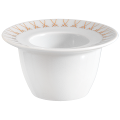 Egg cup, Shape "No 41", Swords Luxury Gold, swords rim, Ø 8,5 cm
