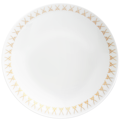 Bowl, Swords Luxury Gold, swords rim, Shape "No 41", Ø 18 cm