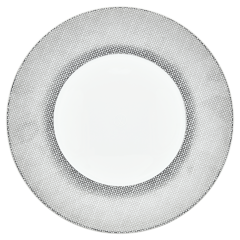 Starter- and Dessert Plate, Shape "MEISSEN® Cosmopolitan", Mesh, platinum, Ø 22,5 cm